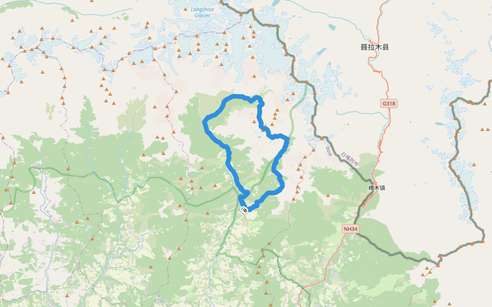 Jugal Himal Trek walking route map in Golche