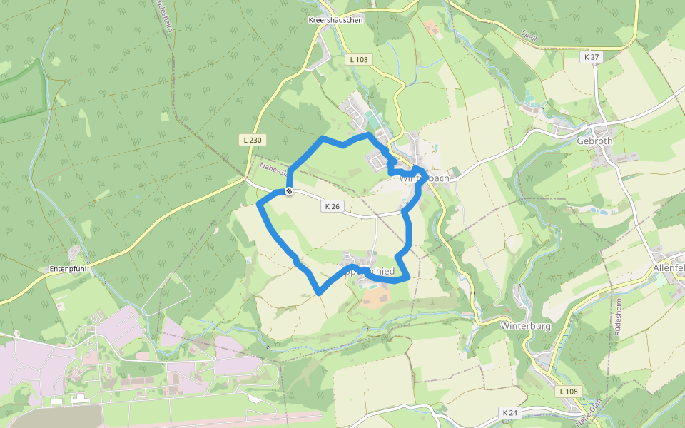 DVV Soonwald Panoramarunde 5 Trail Ippenschied, RheinlandPfalz Pacer