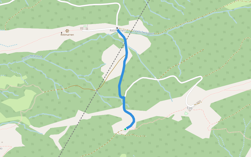 Axerberg - Rittmarren? - fixme walking route map in Gommiswald