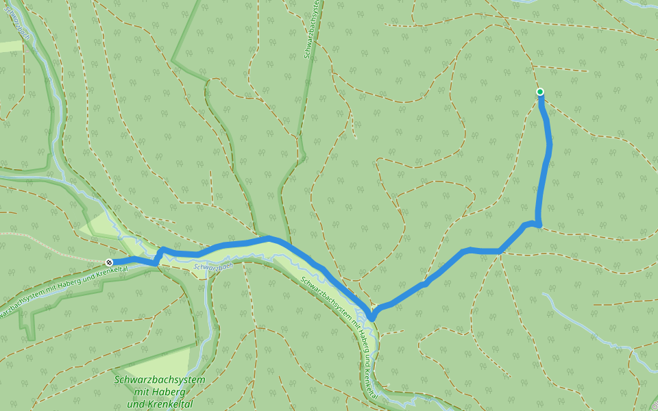 Raute Heinsberg - Rüspe walking route map in Kirchhundem