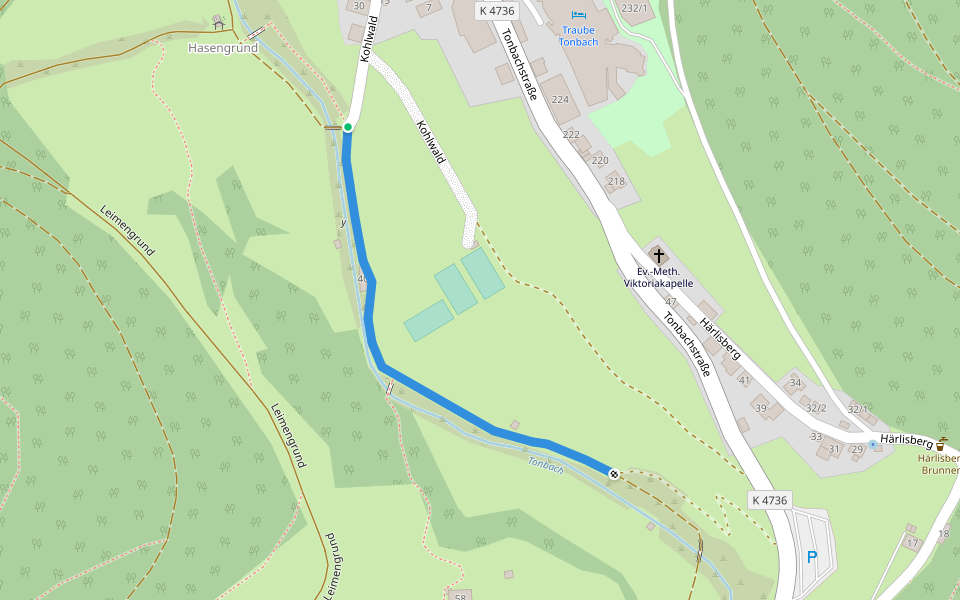 Bei den Tennisplätzen - Säggraben