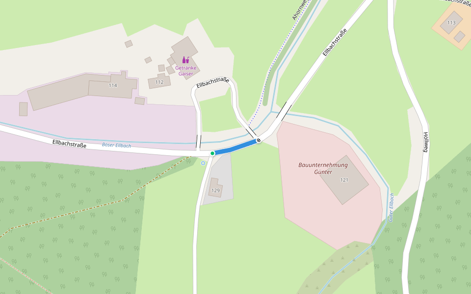 Forsthaus Mitteltal - Gutellbachbrücke