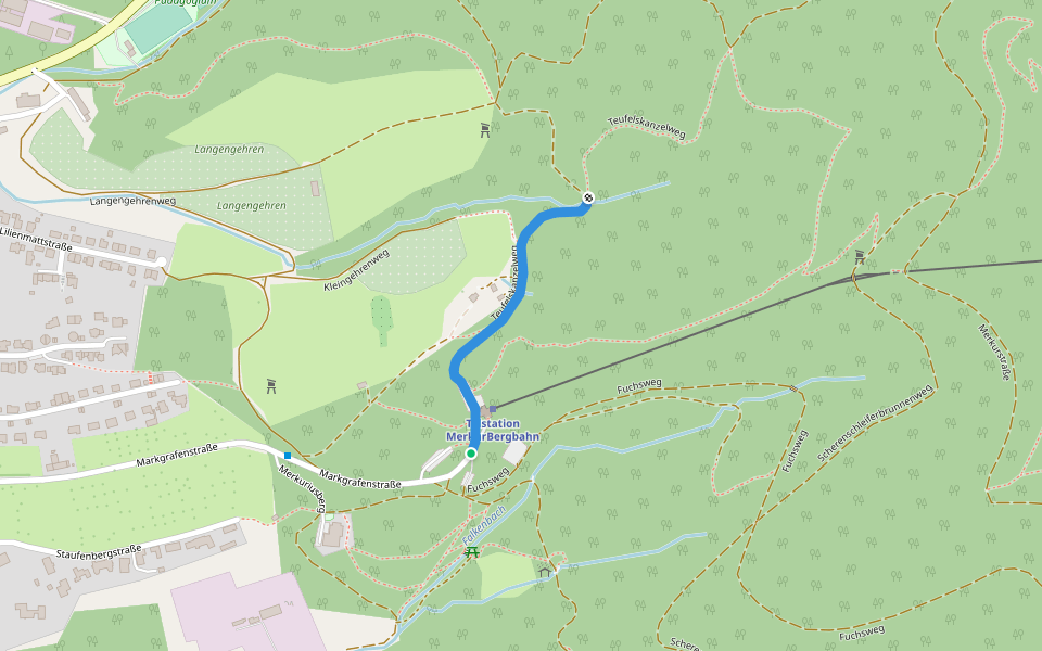 Talstation Merkurbahn - Über dem Kleingehren