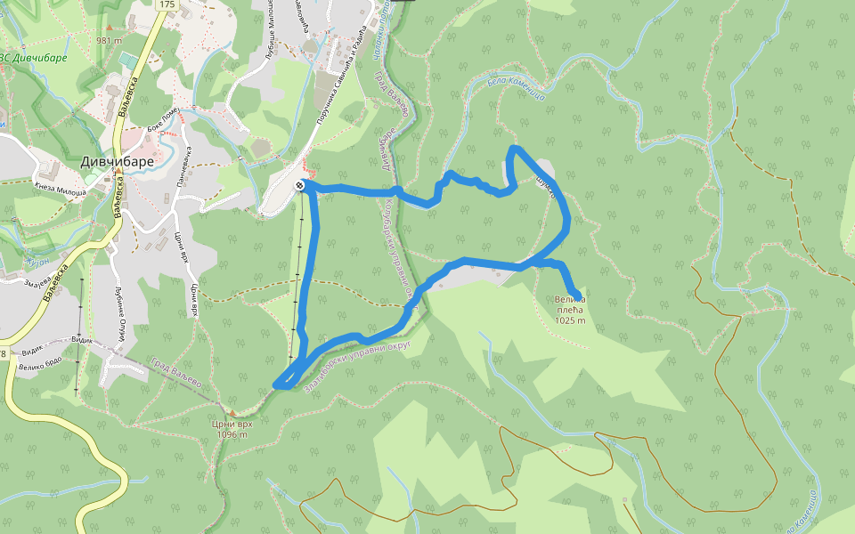 Плава стаза Walking And Running Trail | Pacer