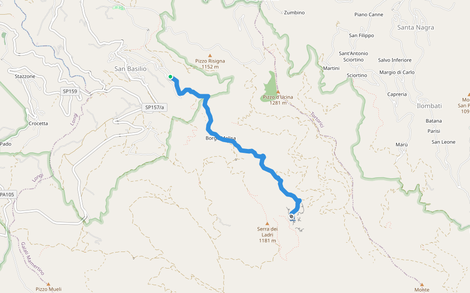 Hiking-Cascata del Catafurco