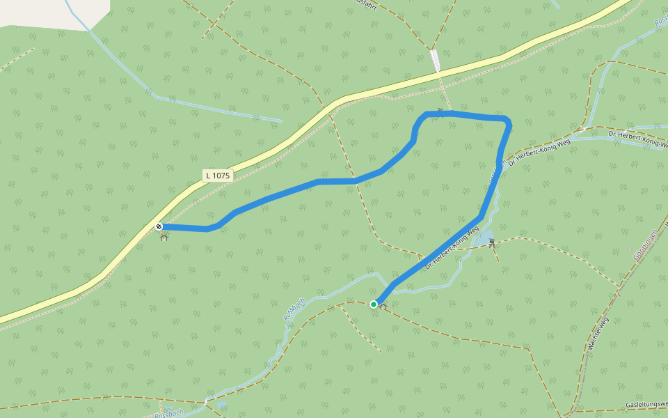 Nordic Walkingweg Nr, 2 Göppingen walking route map in Göppingen