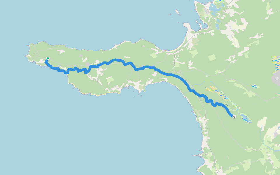 Heltermaa-Ristna-Sarve haru III lõik Ristna - Tihu walking route map in Kalana