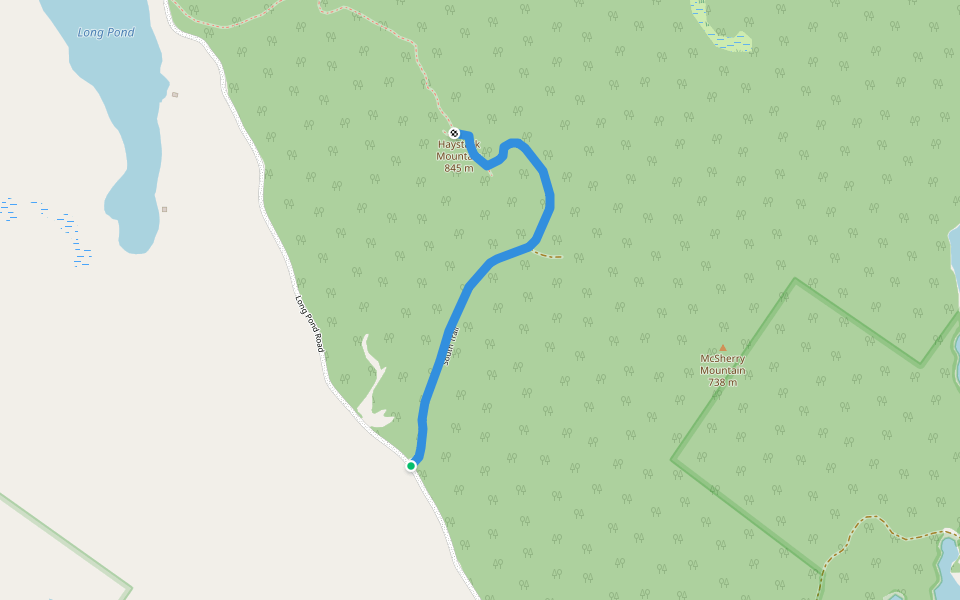 South Trail walking route map in Westmore