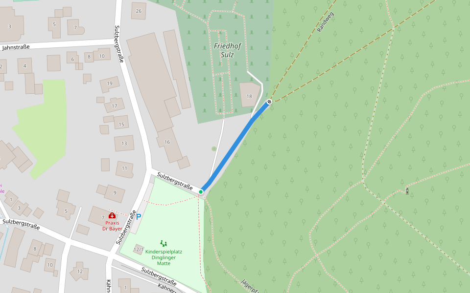 Sulz Friedhof - Sulz Sulzbergstraße