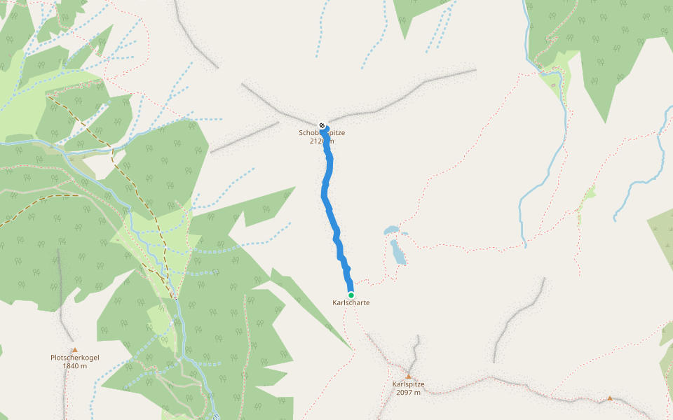 Wanderweg 925 walking route map in Planneralm