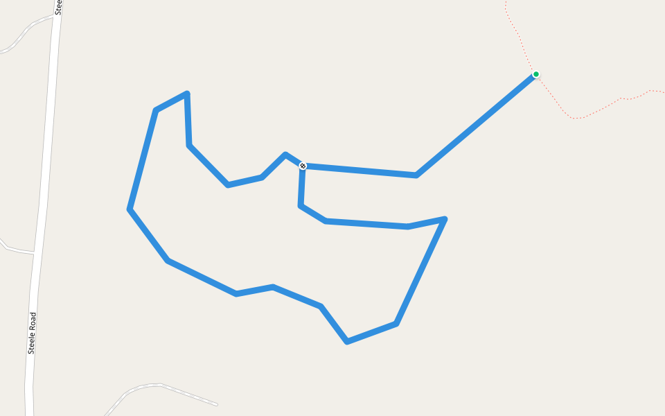 Aranow Trail walking route map in New Hartford