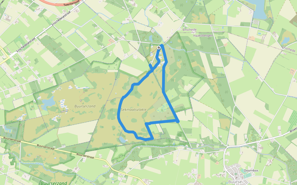 WNW Twente - Buurserzand/Rietschot - gele route