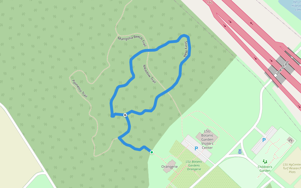 Learning Tree Trail Walking and Running Baton Rouge, Louisiana Pacer