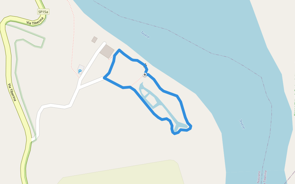 Anello di Meana walking route map in Meana