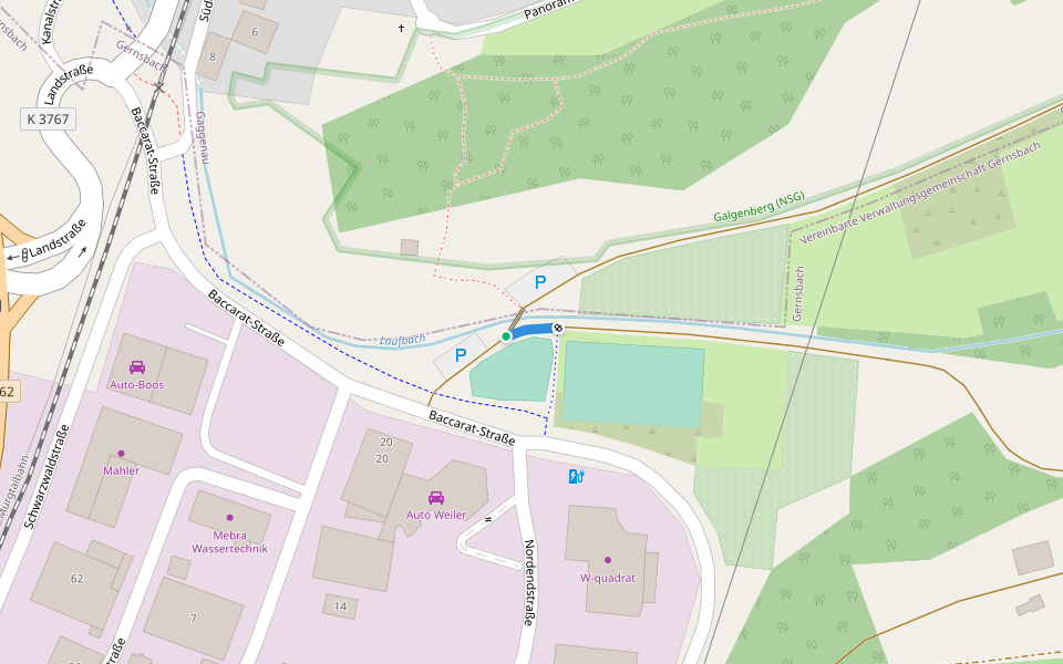 Parkplatz Laufbachtal - Unteres Laufbachtal