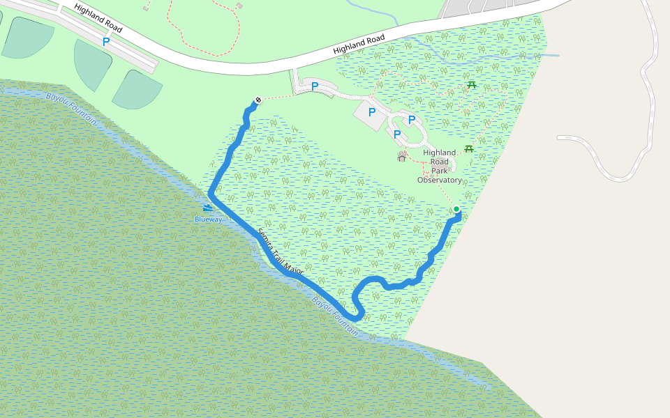 Semita Trail Major Hiking Baton Rouge, Louisiana Pacer