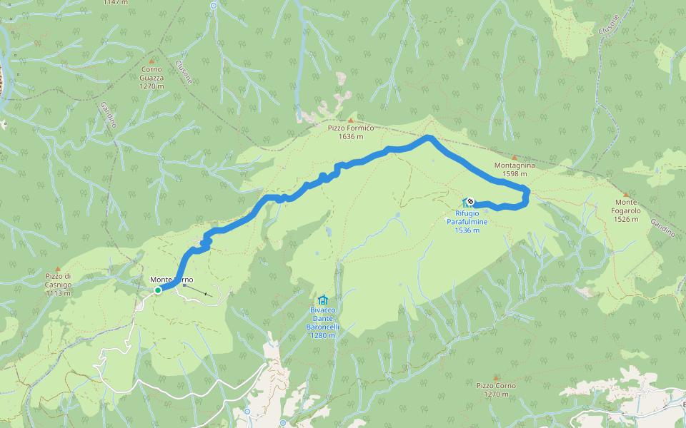 Il percorso delle malghe