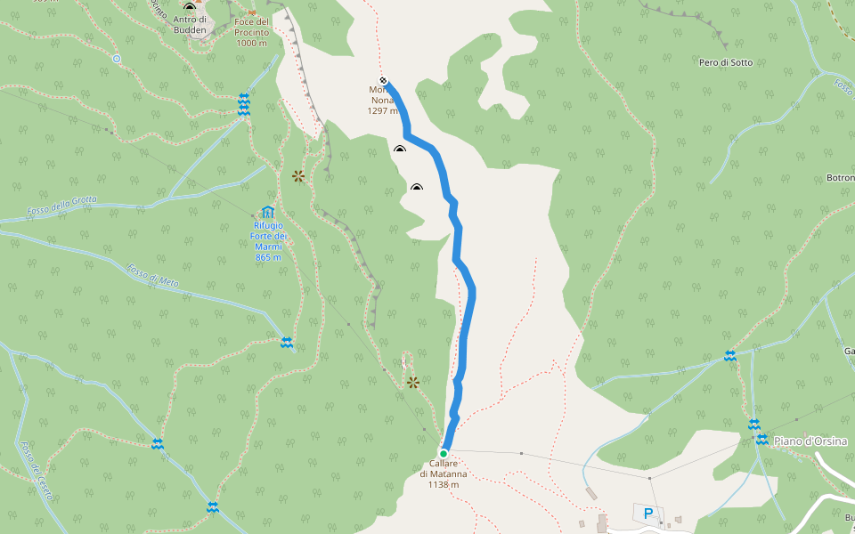 Callare del Matanna - Monte Nona