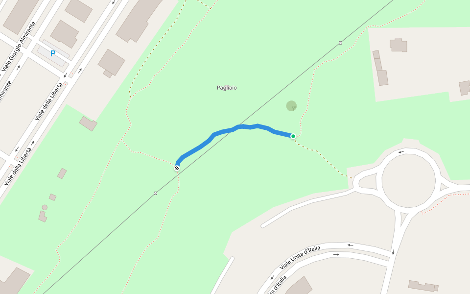 611_2 walking route map in Molfetta