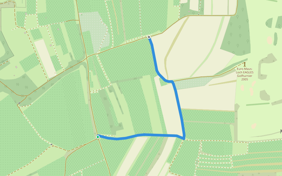 Dreitannen - Rienloch walking route map in Herbolzheim