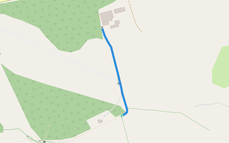 Crowan BR 76 walking route map in Praze-an-Beeble