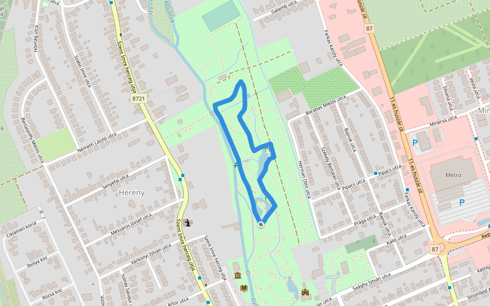 PT Fotó ösvény walking route map in Szombathely