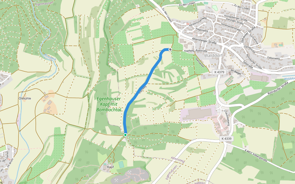 Denzweg - Kapfweg