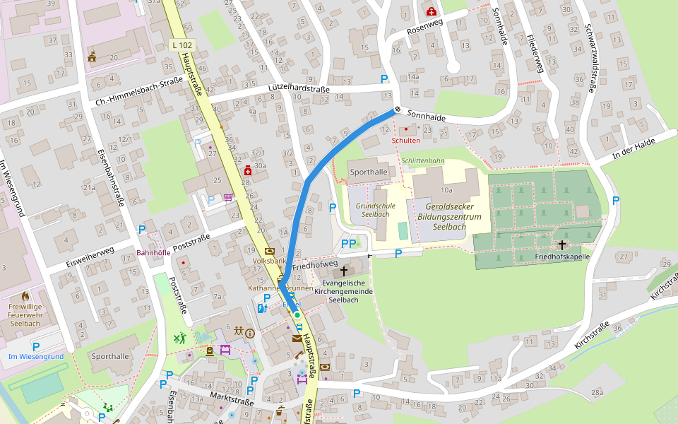 Seelbach Rathaus - Seelbach Schelmenloch