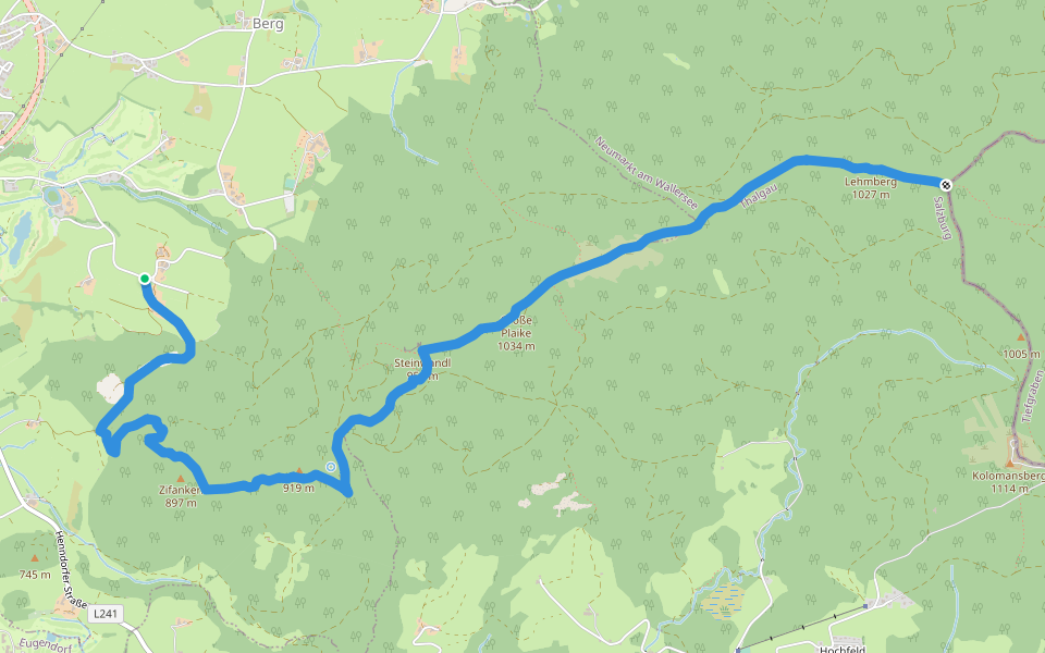 H6: Henndorf - Zifanken - Kolomannstaferl walking route map in Henndorf am Wallersee