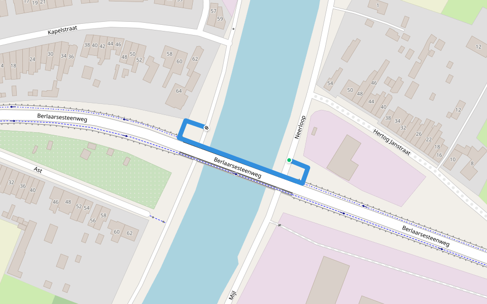 12-44 walking route map in Lier