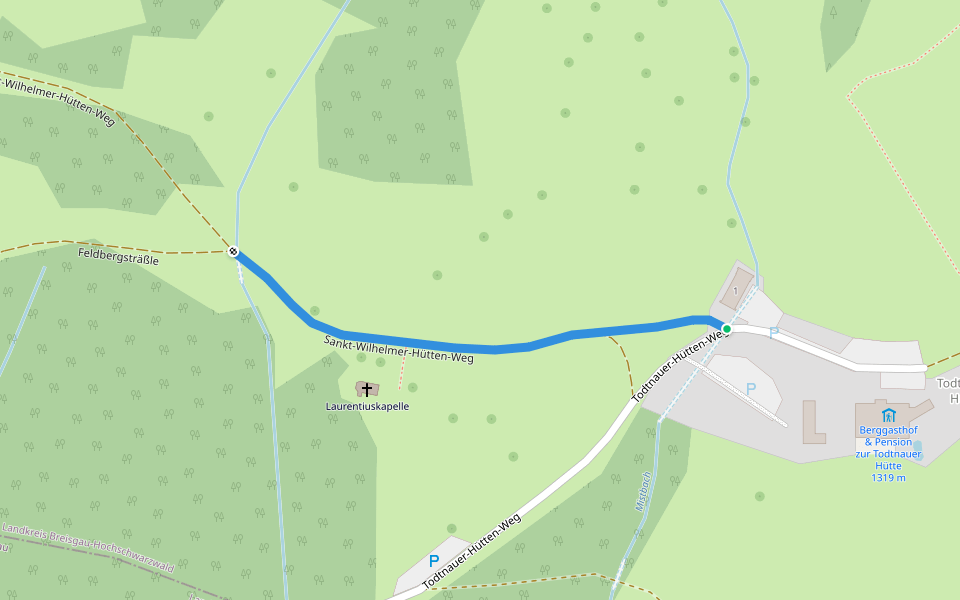 Abzweig Fahl - Feldbergsträßle