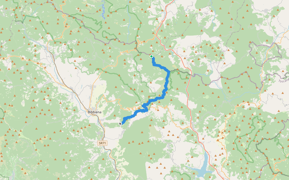 Via Romea Map Via Romea - Tuscany Section - Alternative | Walking Map