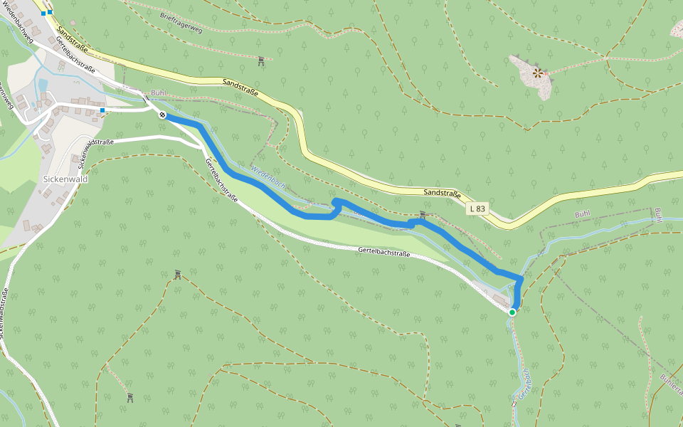 Gertelbach-Wasserfälle - Wiedenbachtal