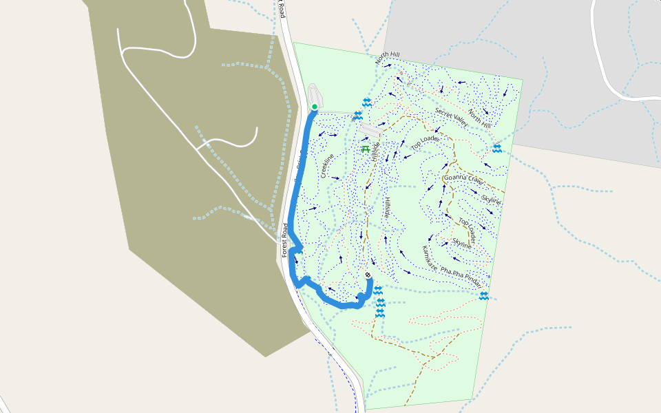 Yuundu Warruwi Cultural Trail - Southern Loop walking route map in North Tamworth
