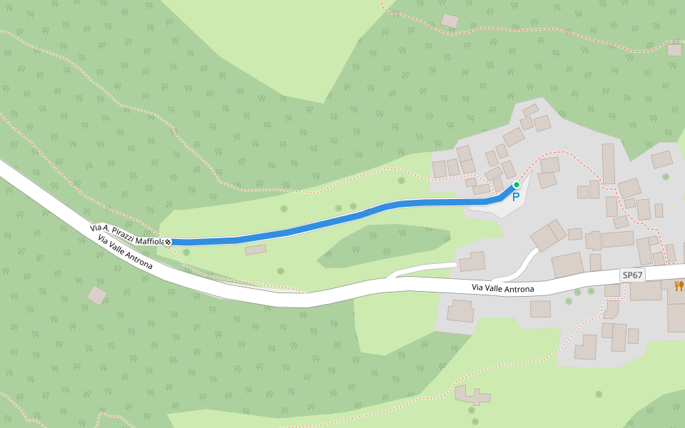 C00X - Boschetto alta, variante C00 walking route map in Boschetto-casa dei Conti