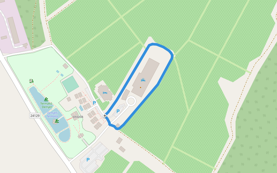 Szőlő fajták tanösvény walking route map in Demjén