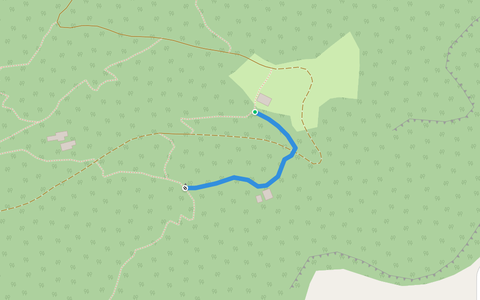 C01V - Gaggiti sotto - Gaggiti sopra walking route map in Villadossola