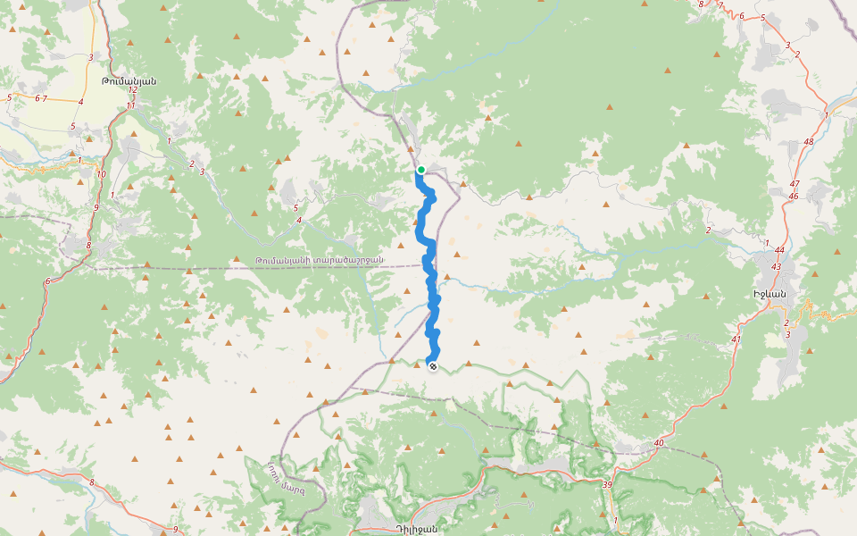 Paghakan – Kustakan walking route map in Atan