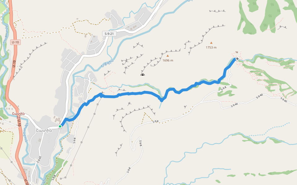 Shatin – Shativank walking route map in Shatin