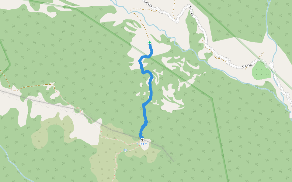 Malev – Malev/Kujert Pass walking route map in Vardanidzor