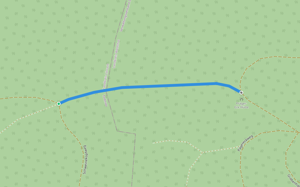Präger Eck - Präger Eck walking route map in Todtnau