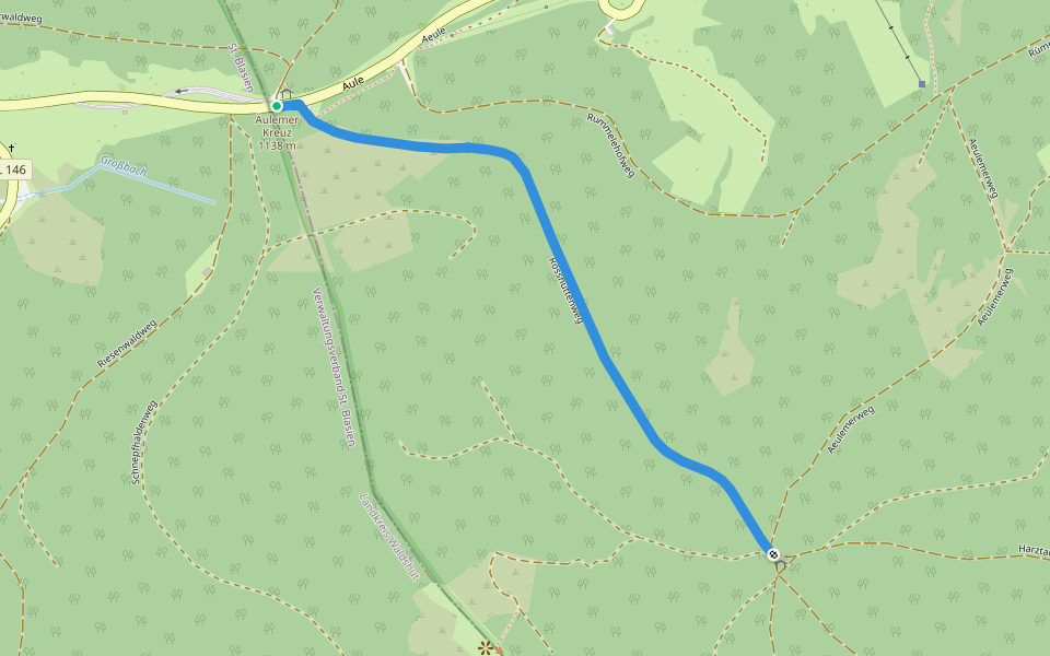 Äulemer Kreuz - Rosshütte