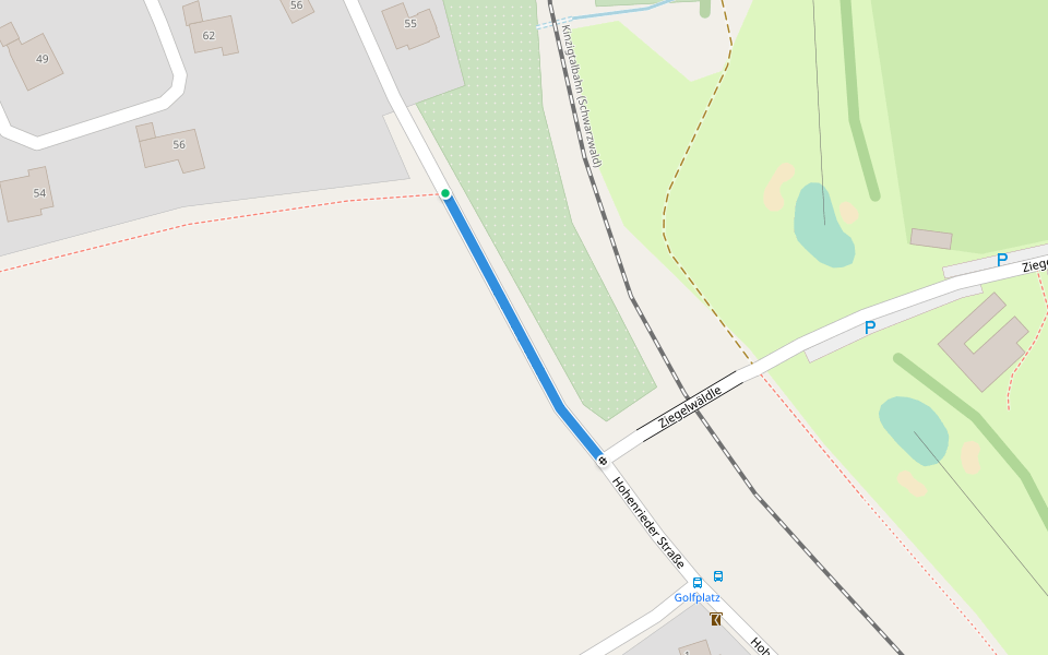 Freudenstadt Golfplatzbrücke - Freudenstadt Nickentäle