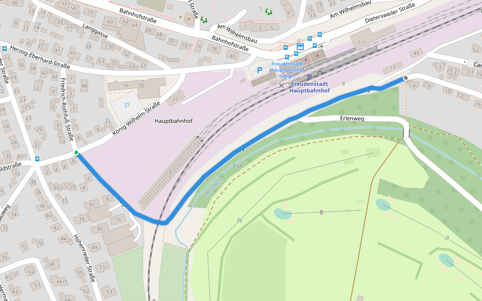 Freudenstadt Glashüttenweg - Freudenstadt Langenau