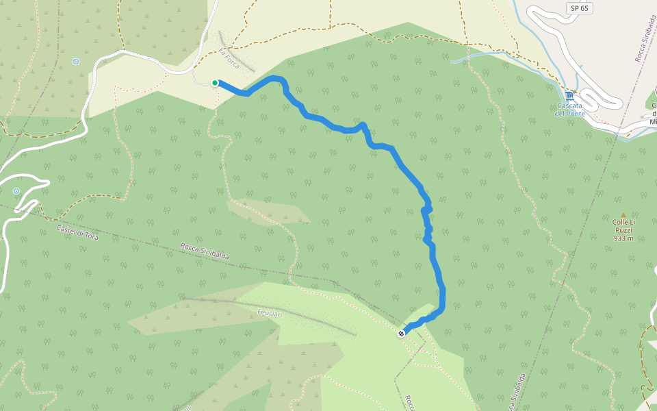 La Forca-Incrocio s.321 x Monte Navegna