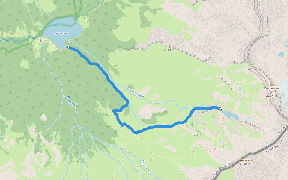 оз. Кардывач - оз. Сиеокое
