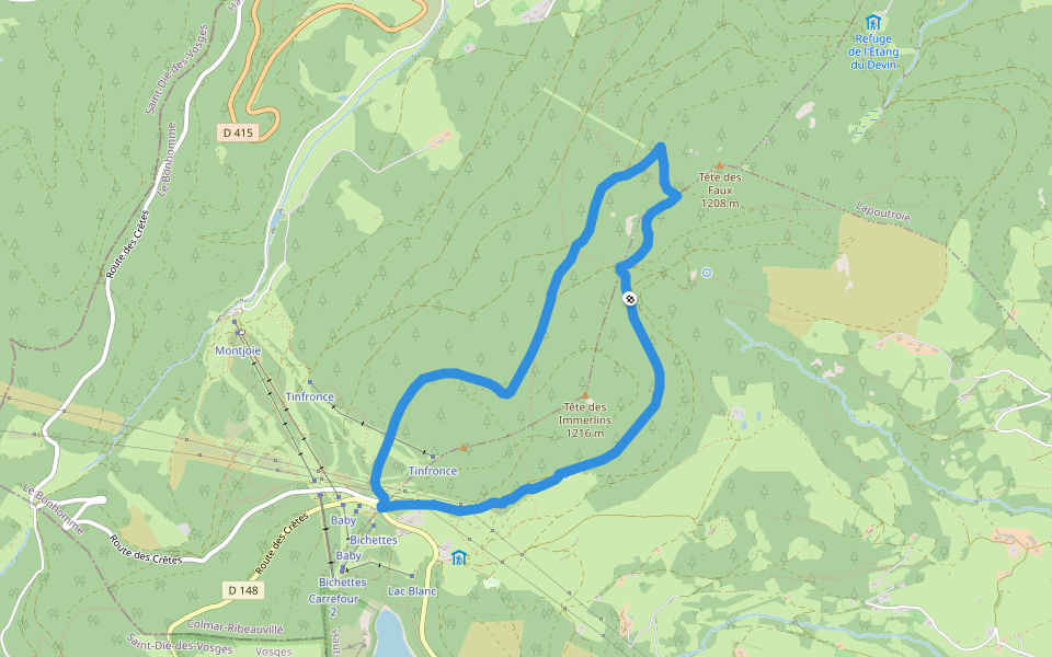 Circuit Tête des Faux   Anneau jaune