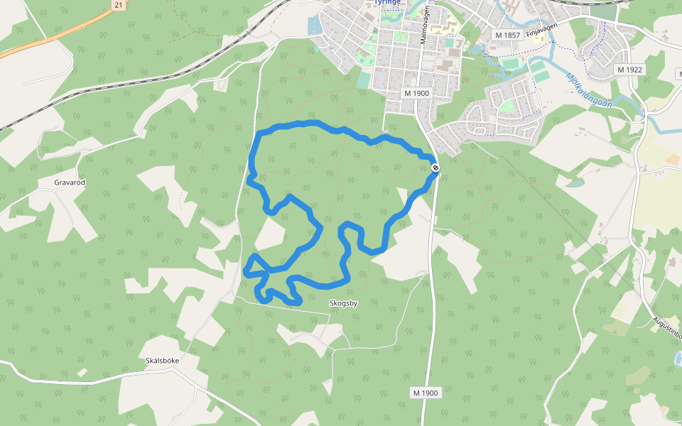 Röd (7 km)