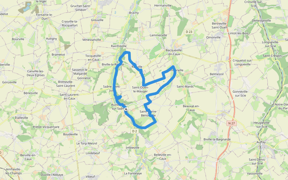 A wind of freedom Hiking Trail SaintOuenleMauger, Normandie Pacer