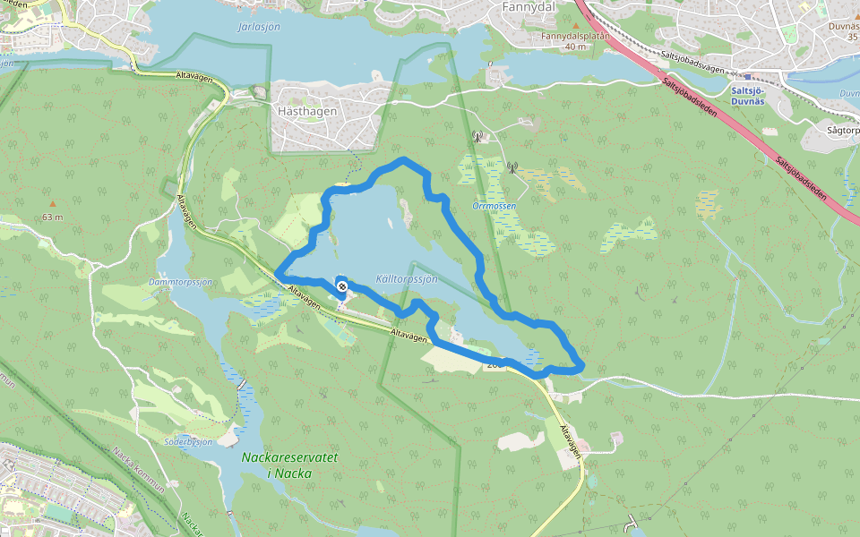 Källtorpssjön runt